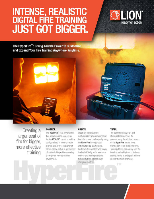 Hyperfire Bar Lion Bullex HyperFire Digital Fire Training System Package — SeaWestern
