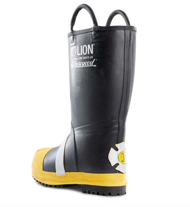Lion by Thorogood Hellfire Kevlar Insulated Pull-On Rubber Structural Boot