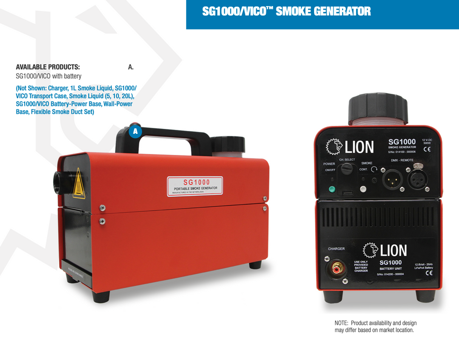 Lion Bullex SG1000 Smoke Generator Package