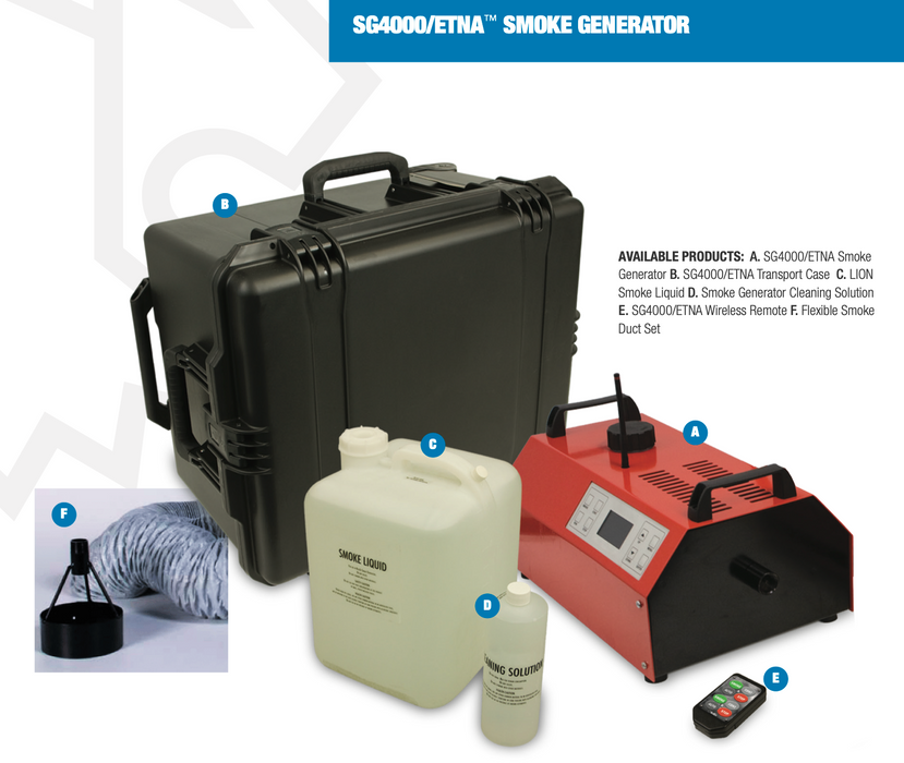 Lion Bullex SG4000 Smoke Generator Package